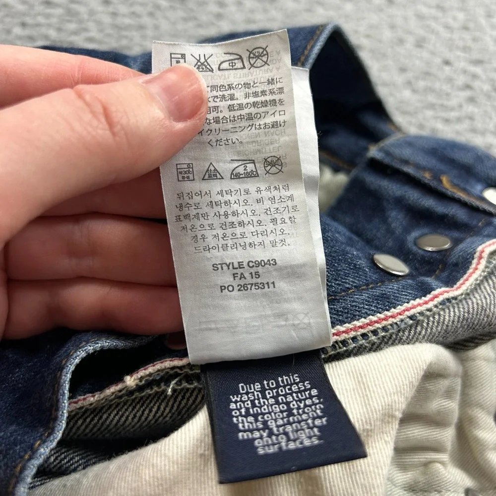 J. Crew Kaihara Japanese Selvedge Jeans Mens fits 30x32 Blue 770 Slim Straight